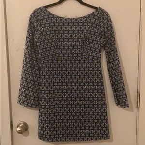 Zara 60s style long sleeve mini dress